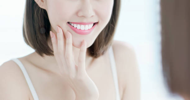 beauty woman tooth with smile